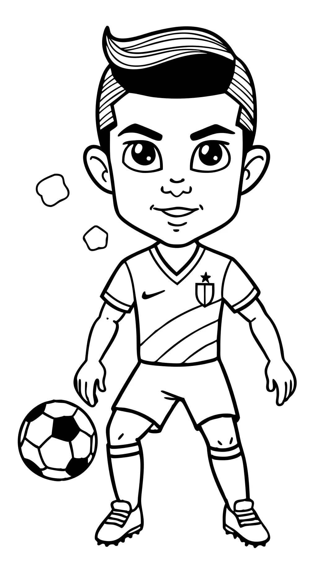 cr7 coloring pages